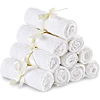 Los mejores  - Utopia Towels - toalla bebé en bambú (25 x 25 cm) (Blanco)